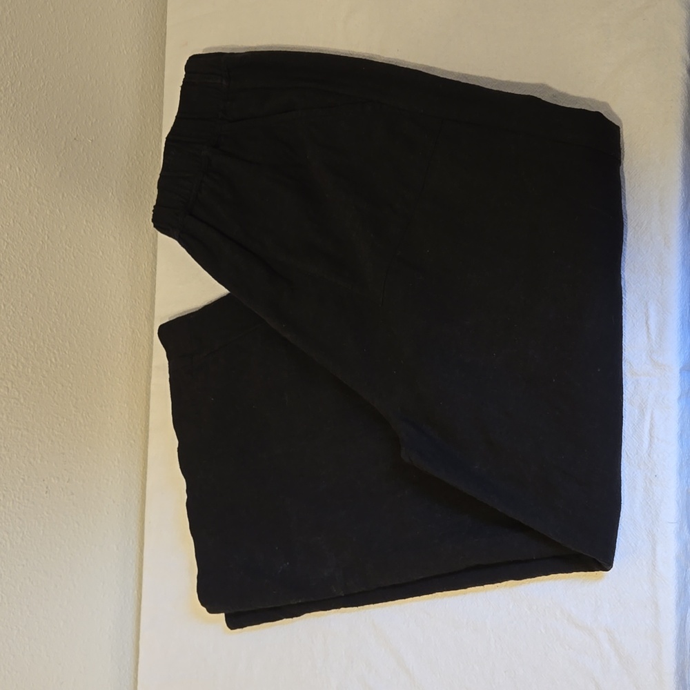 Laude The Label Organic Cotton Wide Leg Cropped Pants Size Large